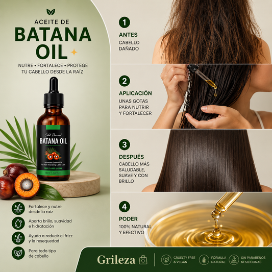 Batana Oil 100% Natural – Nutre, Fortalece y Protege tu Cabello