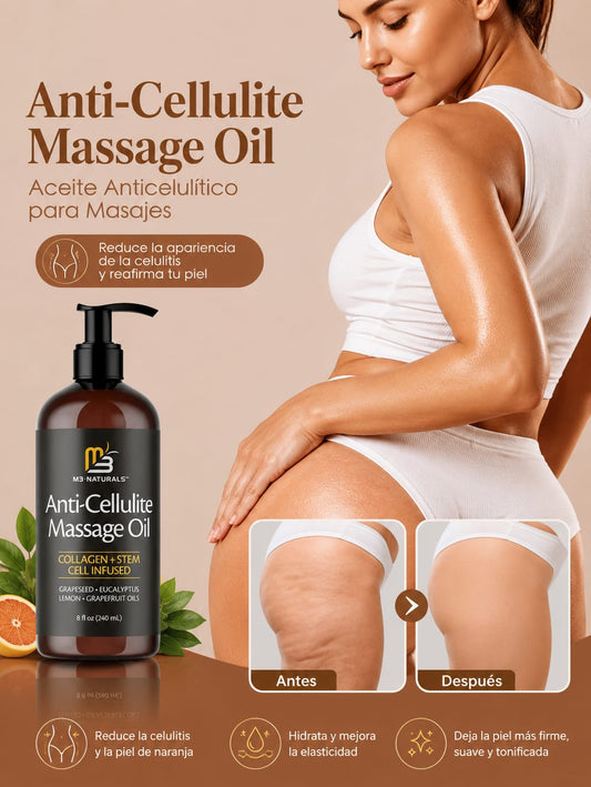 Anti-Cellulite Massage Oil™ | Aceite de Masaje Anticelulitis
